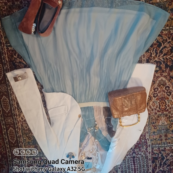 RYU pastel tulle surplus dress LG sz 8-10 - Picture 2 of 3